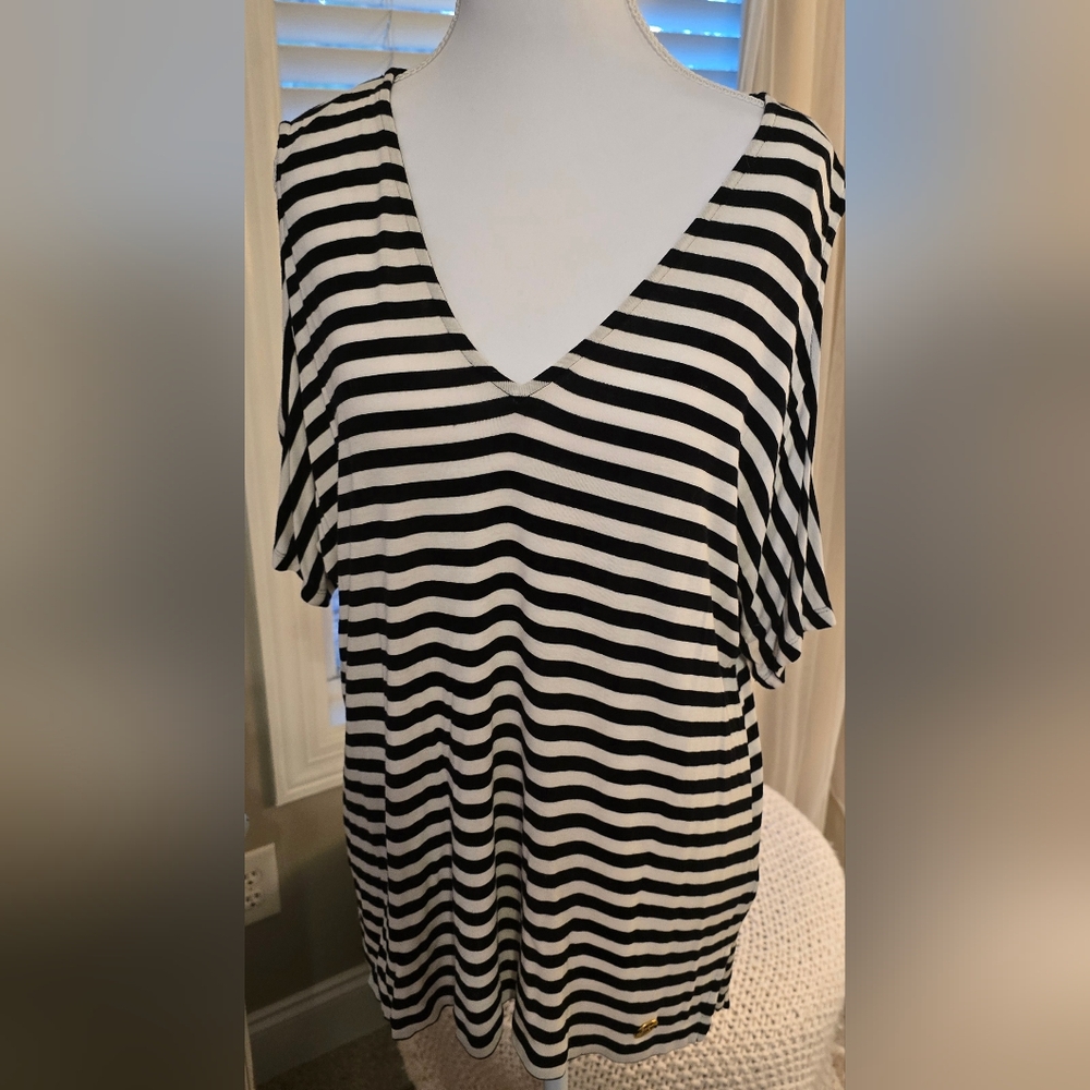 Michael Kors Cold Shoulder Top